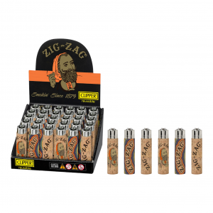 Clipper Classic Large Pop Cover - Zig Zag Cork - 30ct Display [CP11R]